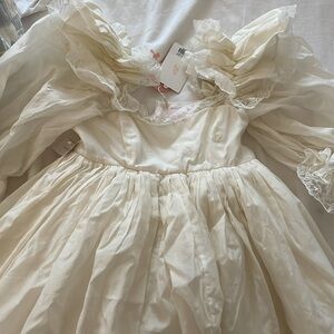 Selkie Ivory Sugarfrill Dress